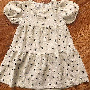 Zara girls Heart printed Dress